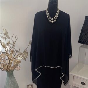 Joseph Ribkoff Fancy Black Top with Pearls